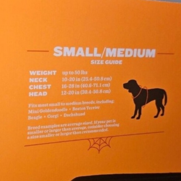 NWT Reflective Bat Wings Halloween Costume Accessory Hyde & Eek Dog Small/Medium - Picture 8 of 8